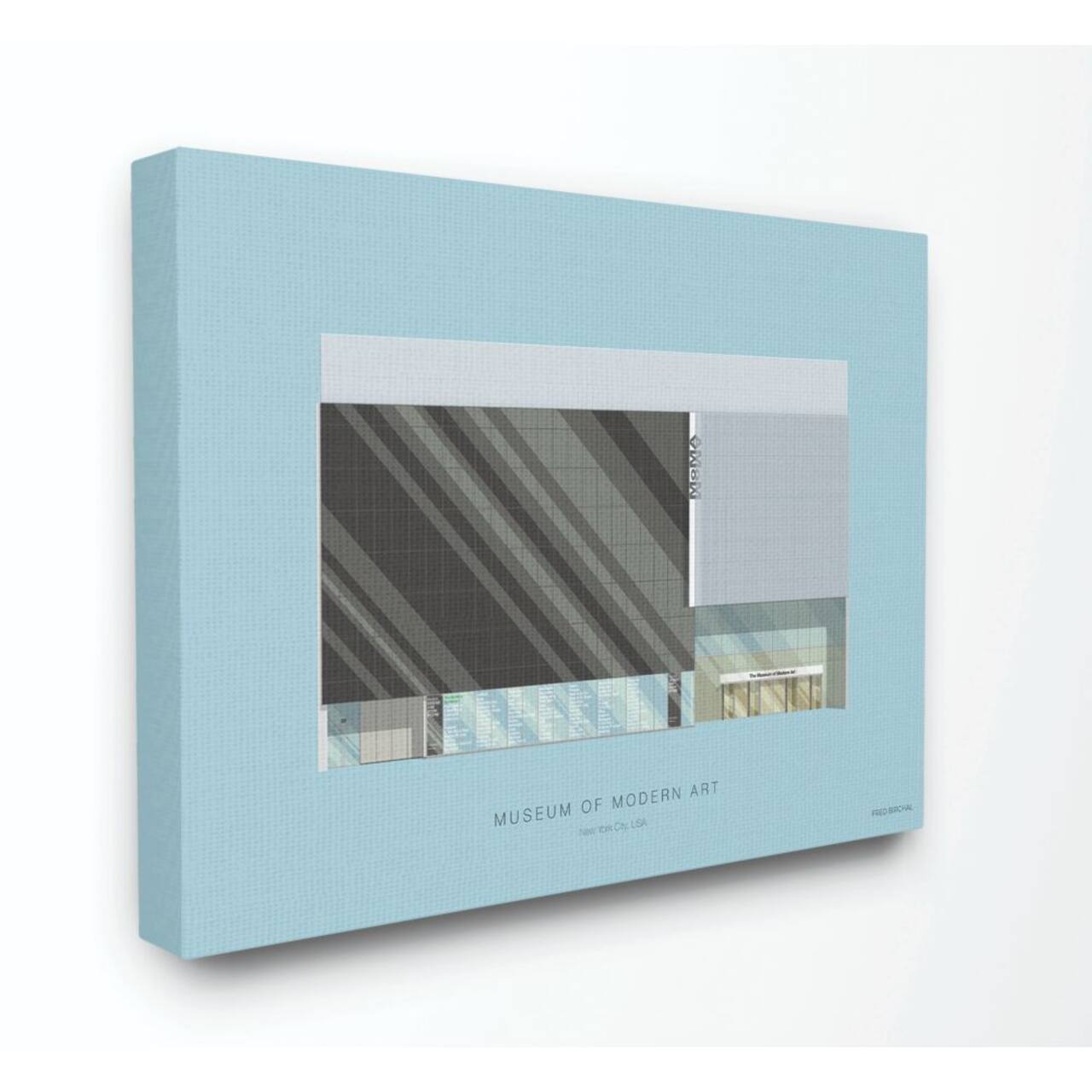 Stupell Industries MoMA Famous Museum Canvas Wall Art